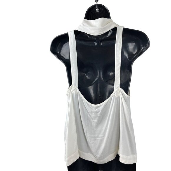 Free People top high / cowl neck backless. Strappy. Unusual - Picture 1 of 4
